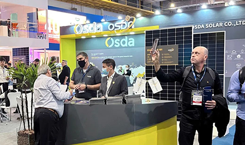 Osda solar at Intersolar South America in 2022