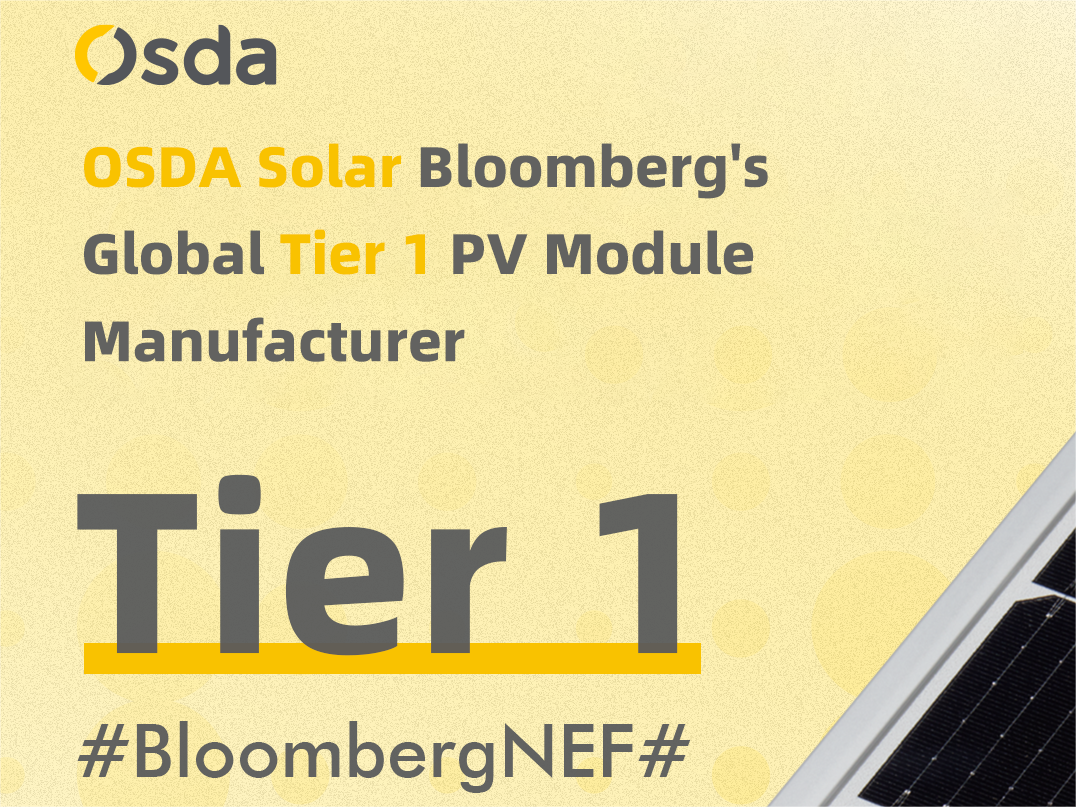 Quality shapes value | Osda honored on BNEF Tier 1 list!