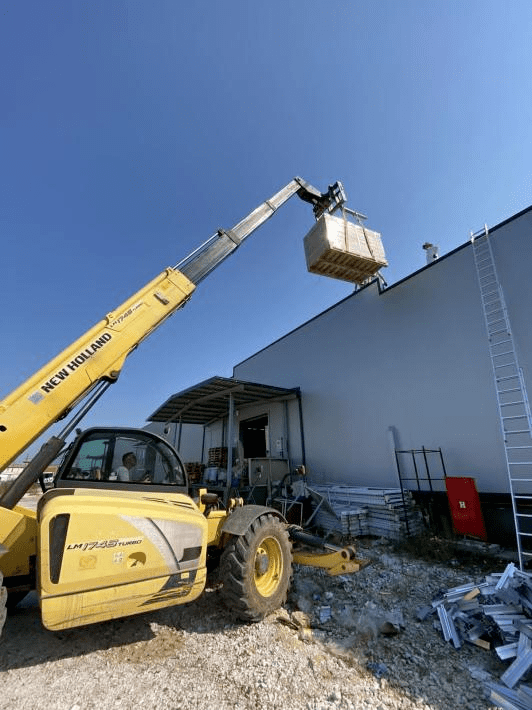 Distributed power station construction